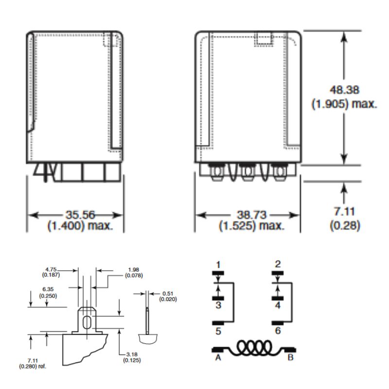 RELAY AC 220V 6257